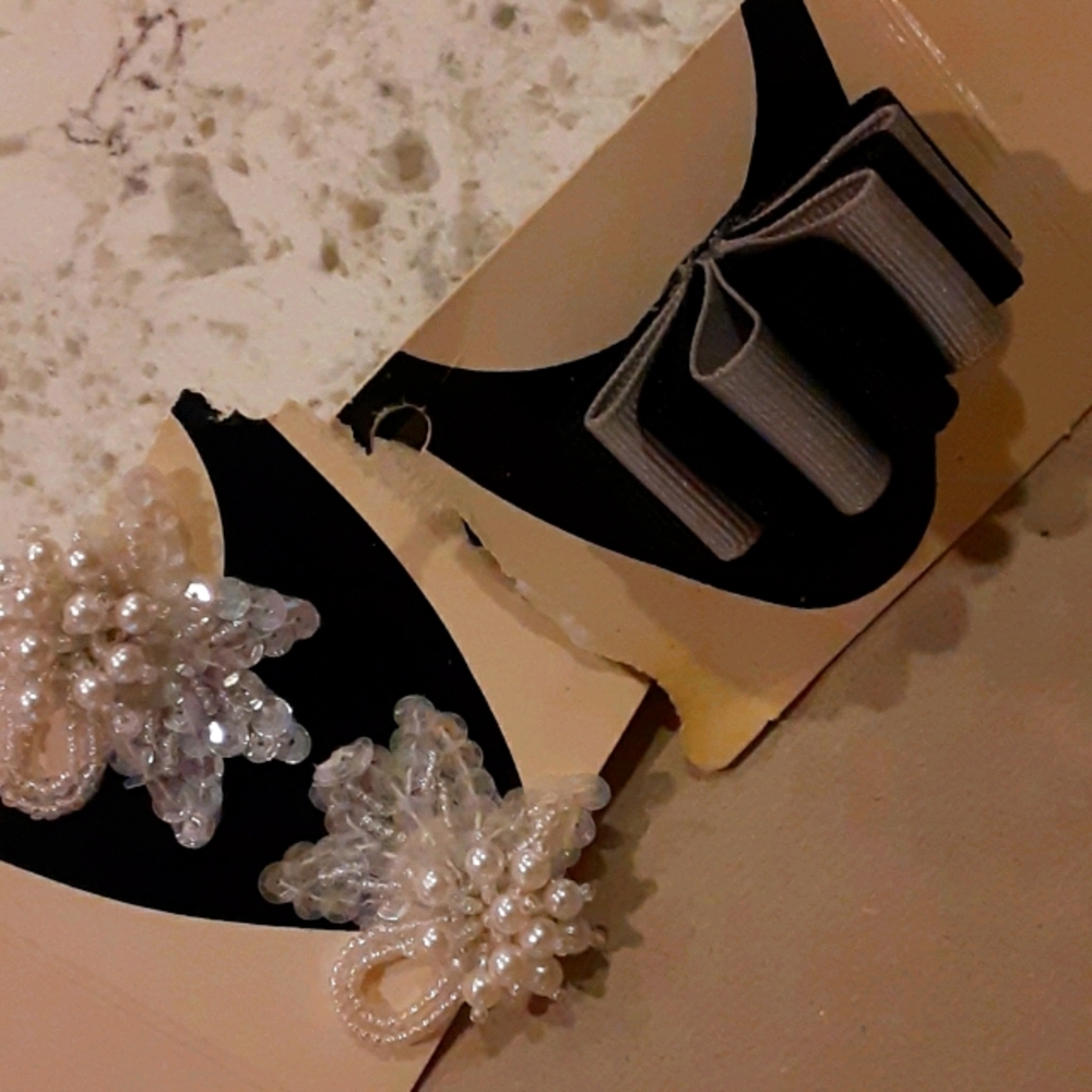 Womens fancy shoe clip ons
